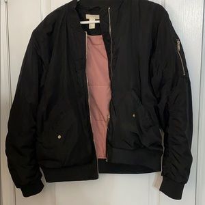 Black Bomber Jacket